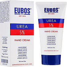 Krem do rąk z 5% mocznikiem - Eubos Med Dry Skin Urea 5% Hand Cream — Zdjęcie N1