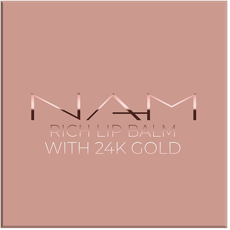 Balsam do ust - NAM Rich Lip Balm With 24k Gold — Zdjęcie N3