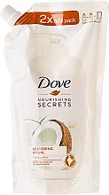 Kup Mydło w płynie do rąk z olejem kokosowym i mleczkiem migdałowym - Dove Nourishing Secrets Restoring Ritual Handwash (uzupełnienie)
