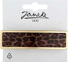 Kup Spinka do włosów JG45020G MAC, 9 x 2,5 cm, lampart + złoto - Janeke