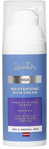 Nawilżający krem ​​do odwodnionej skóry twarzy -  Dzintars Roja Moisturising Rich Cream — Zdjęcie N1