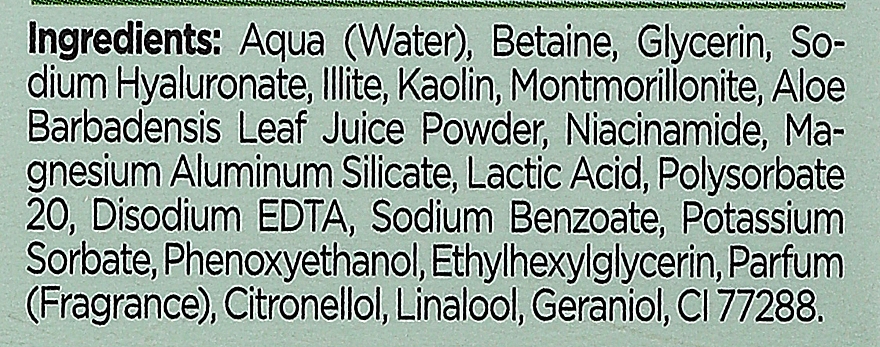 Wegańskie serum-booster z glinką zieloną do cery mieszanej i tłustej Detoks i normalizacja - Bielenda Botanical Clays — Zdjęcie N2