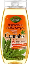 Odżywczy szampon regenerujący do włosów z ekstraktem z konopi - Bione Cosmetics Cannabis Regenerating And Healing Shampoo — Zdjęcie N2