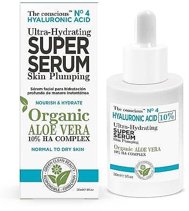 Serum do twarzy - Biovene Τηε Conscious Hyaluronic Acid Ultra-hydrating Super Serum With Organic Aloe — Zdjęcie N1
