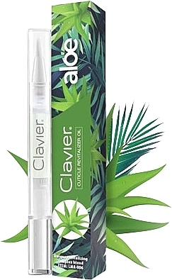 Odbudowujący olejek do skórek w ołówku Aloe - Clavier Aloe Cuticule Revitalizer Oil — Zdjęcie N1