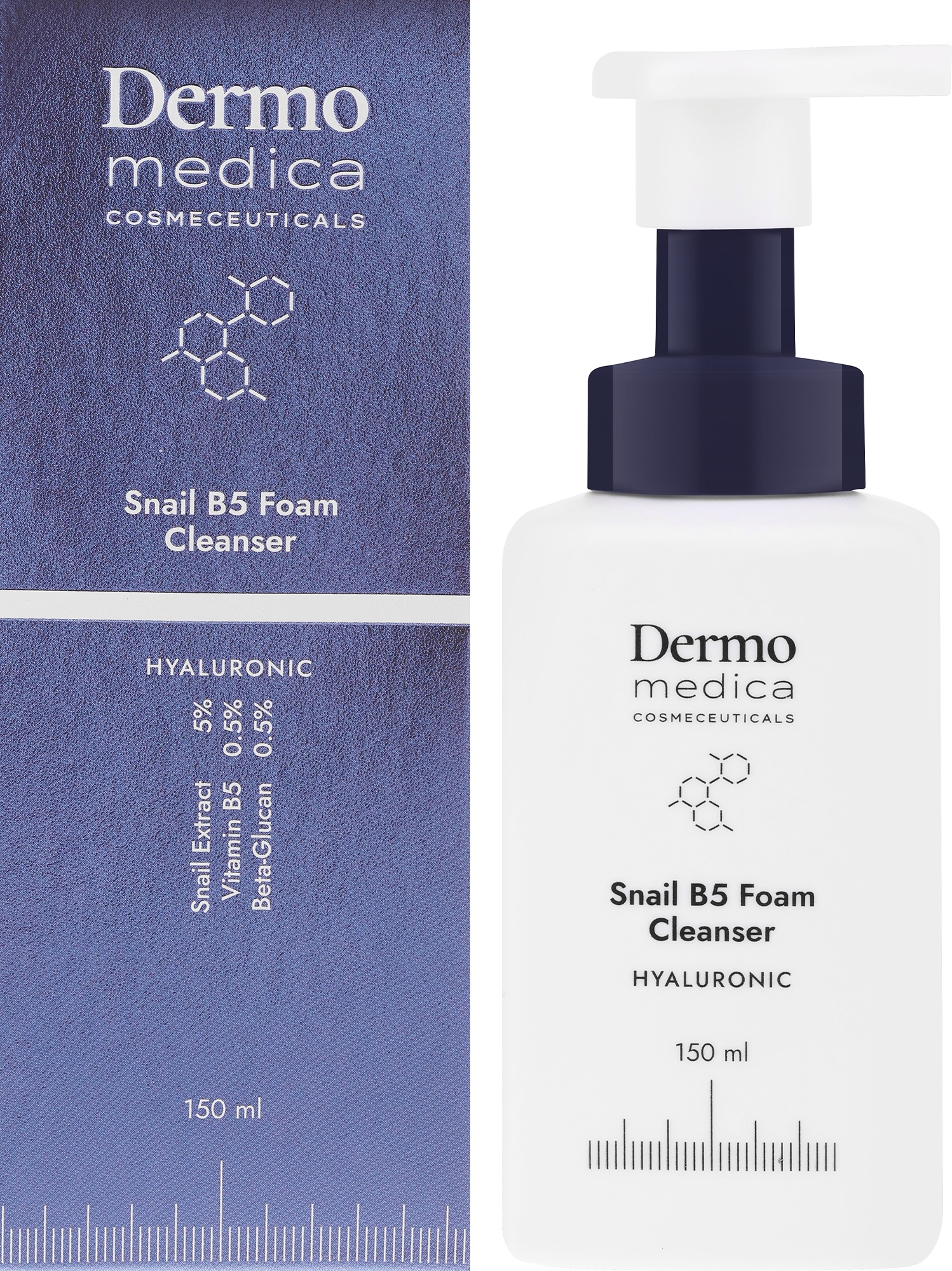 Pianka oczyszczająca do mycia twarzy - Dermomedica Snail B5 Foam Cleanser — Zdjęcie 150 ml