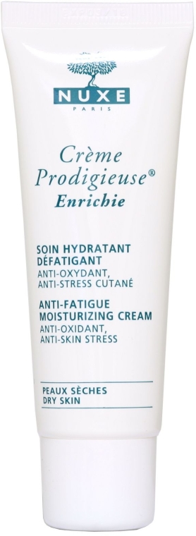 Nawilżający bogaty krem do twarzy usuwający oznaki zmęczenia - Nuxe Crème Prodigieuse Enrichie Anti-Fatigue Moisturizing Cream