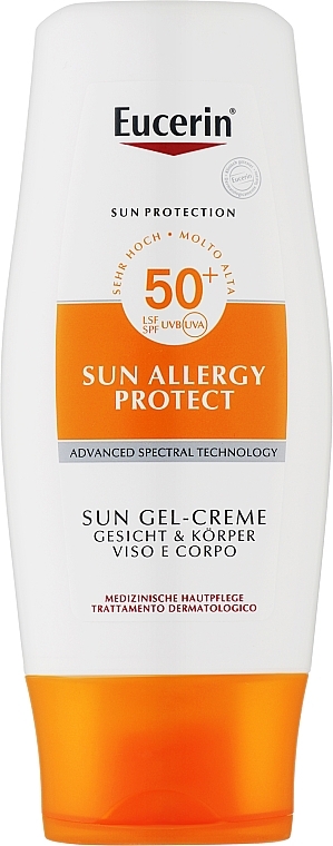Krem-żel do skóry z alergią na słońce SPF 50 - Eucerin Sun Allergy Protection Sun Creme-Gel SPF 50