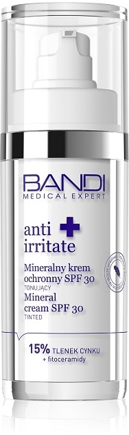 Mineralny krem ochronny do twarzy SPF 30 - Bandi Medical Expert Anti Irritate — Zdjęcie N1