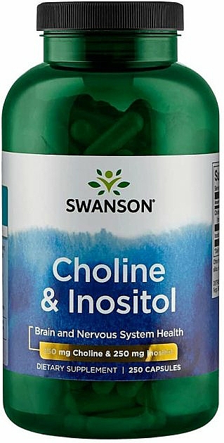 Suplement diety Cholina i Inozytol - Swanson Choline & Inositol — Zdjęcie N1