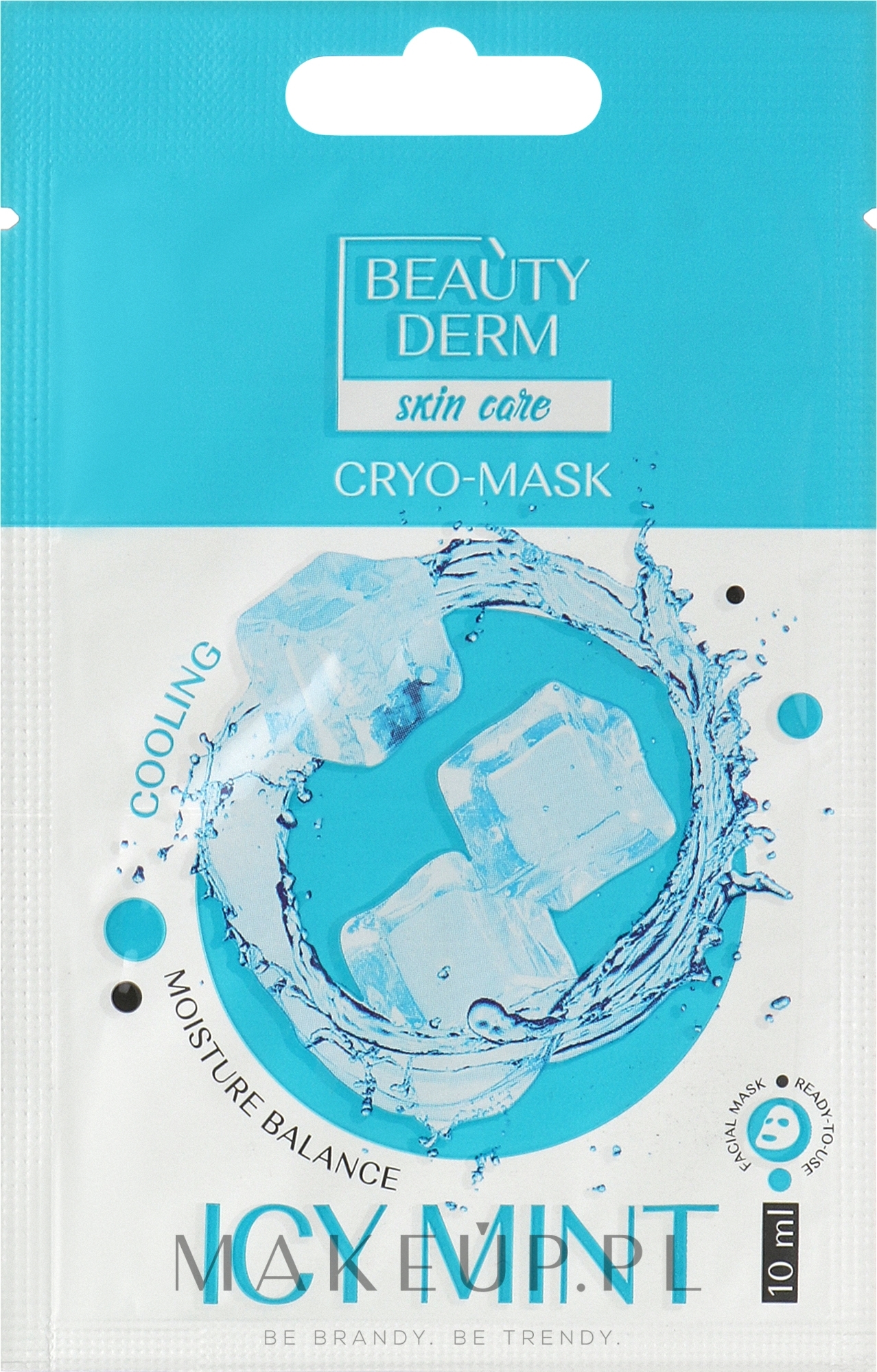 Maska kriogeniczna na twarz - Beauty Derm Icy Mint — Zdjęcie 10 ml