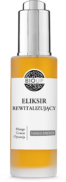 Regenerujący eliksir do twarzy - Bioup Elixir Mango Energy — Zdjęcie N1