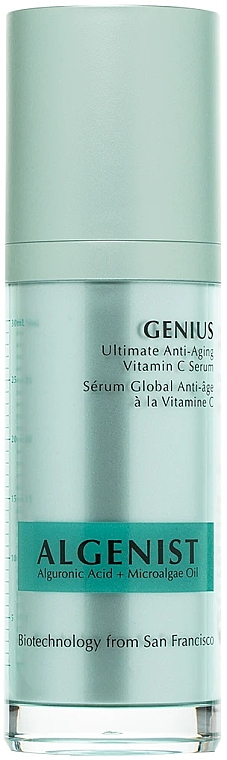 Przeciwzmarszczkowe serum do twarzy z kwasem hialuronowym - Algenist Genius Ultimate Anti-Aging Vitamin C+ Serum — Zdjęcie N1