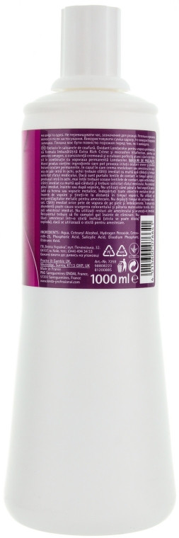 Kremowa emulsja utleniająca 3% 10 vol. - Londa Professional Londacolor Permanent Cream — Zdjęcie N2