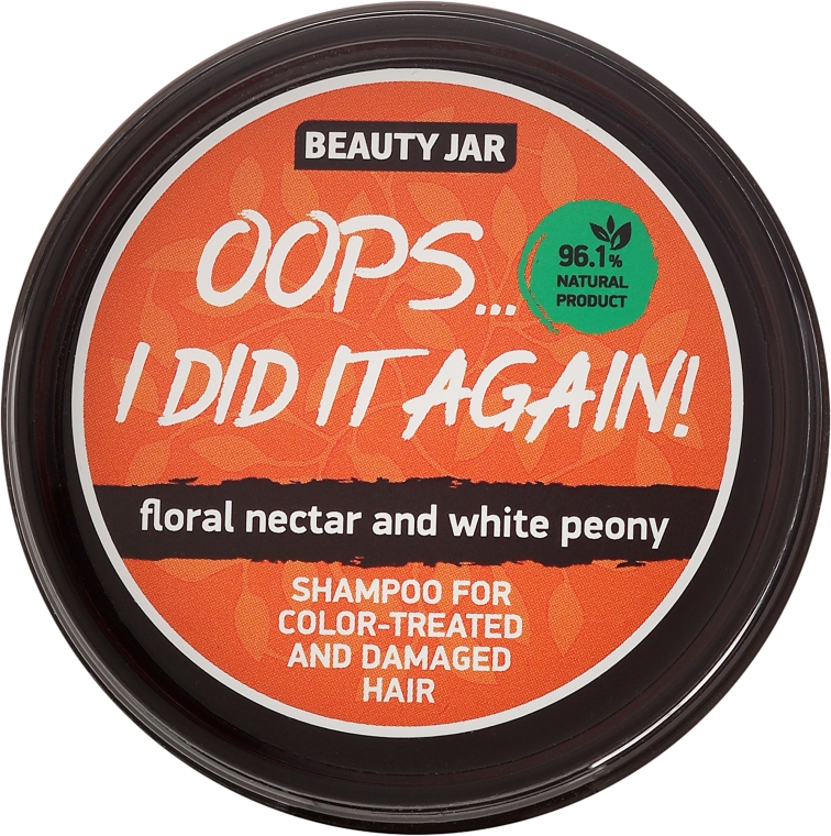 Szampon do włosów farbowanych Oops... I did it again - Beauty Jar Shampoo For Colour-Treated And Damaged Hair  — Zdjęcie N2