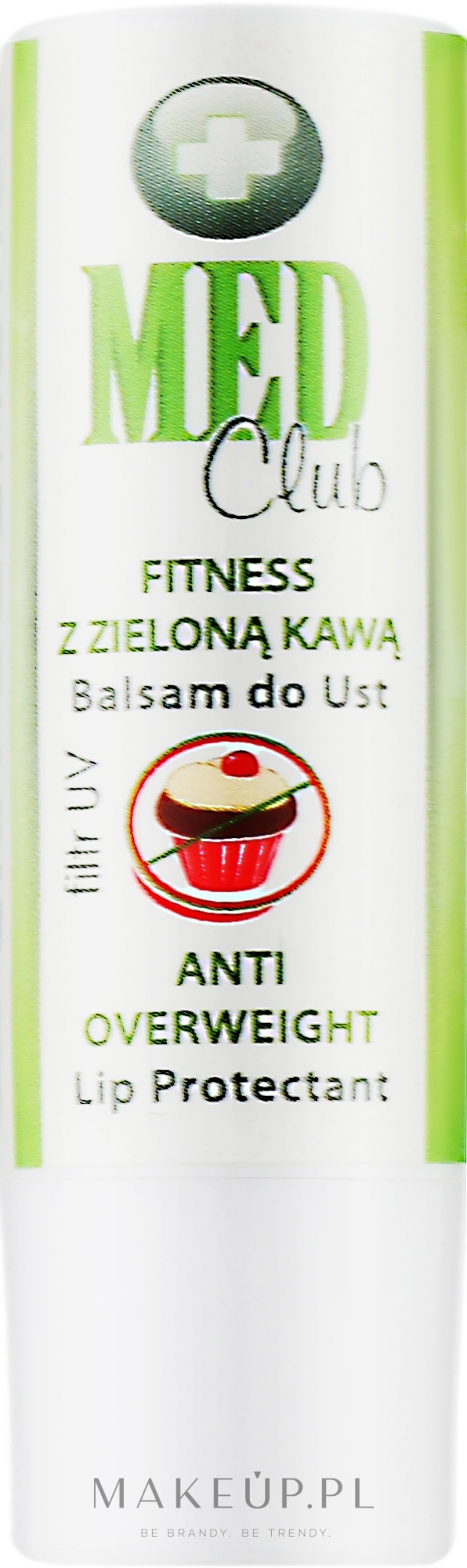 Balsam do ust Fitness z zieloną kawą - Vipera Med Club — Zdjęcie 4 g