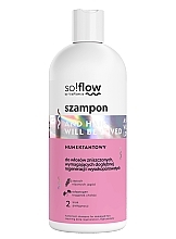 Szampon nawilżający do włosów zniszczonych wymagający głębokiej regeneracji - So!Flow by VisPlantis Shampoo — Zdjęcie N1