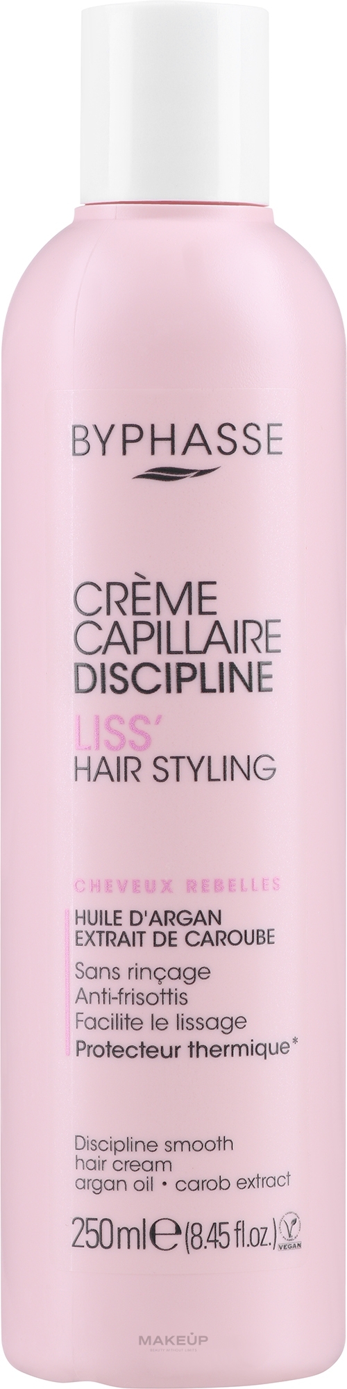 Ochronny krem do niesfornych włosów - Byphasse Activ Liss’ Protective Unruly Hair Cream — Zdjęcie 250 ml