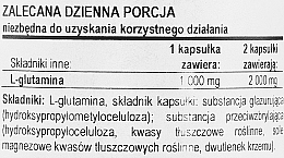 L-glutamina w kapsułkach - Now Foods Sports L-Glutamine — Zdjęcie N3