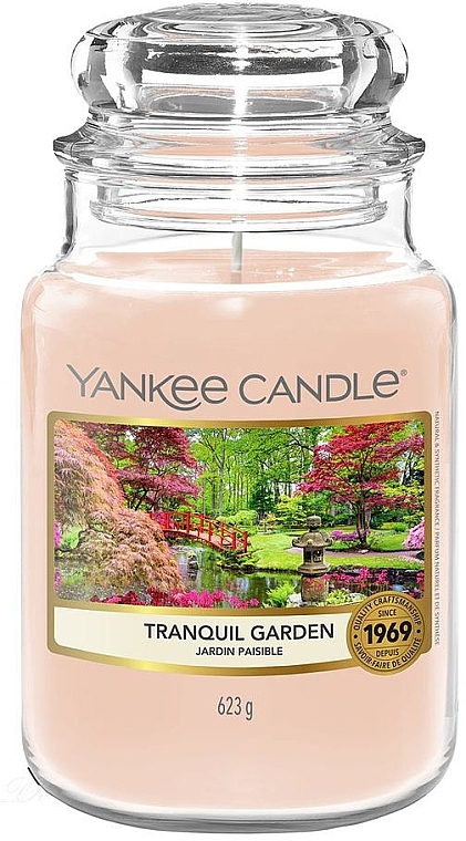 Świeca zapachowa w słoiku - Yankee Candle Tranquil Garden Candle — Zdjęcie N4
