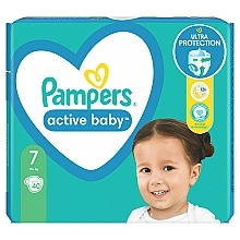 PRZECENA! Pieluchy Active Baby 7 (15 + kg), 40 szt - Pampers * — Zdjęcie N10