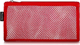 Kup Kosmetyczka podróżna Red mesh, czerwona, 22 x 10 cm - MAKEUP