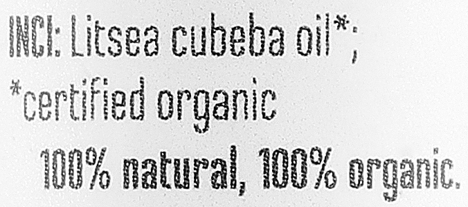 Olejek eteryczny Werbena egzotyczna - Wooden Spoon May Chang Essential Oil — Zdjęcie N2