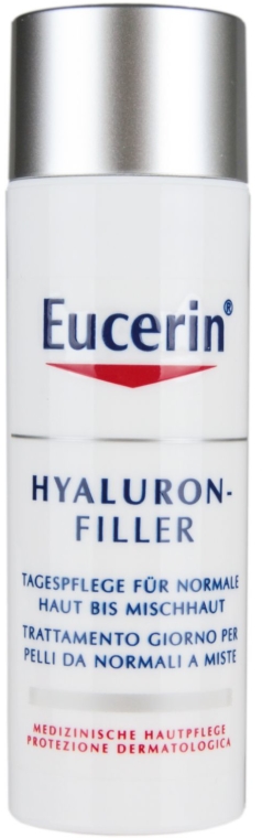 Przeciwzmarszczkowy krem na dzień do skóry normalnej i mieszanej SPF 15 - Eucerin Hyaluron-Filler Day Cream For Combination To Oily Skin — Zdjęcie N2
