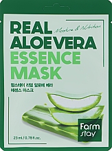 Nawilżająca maska w płachcie z aloesem - FarmStay Real Aloe Vera Essence Mask — Zdjęcie N1
