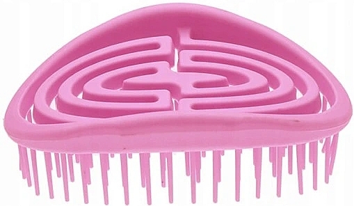 PRZECENA! Owalna szczotka do prostowania włosów, różowa - Beautifly Brush * — Zdjęcie N1