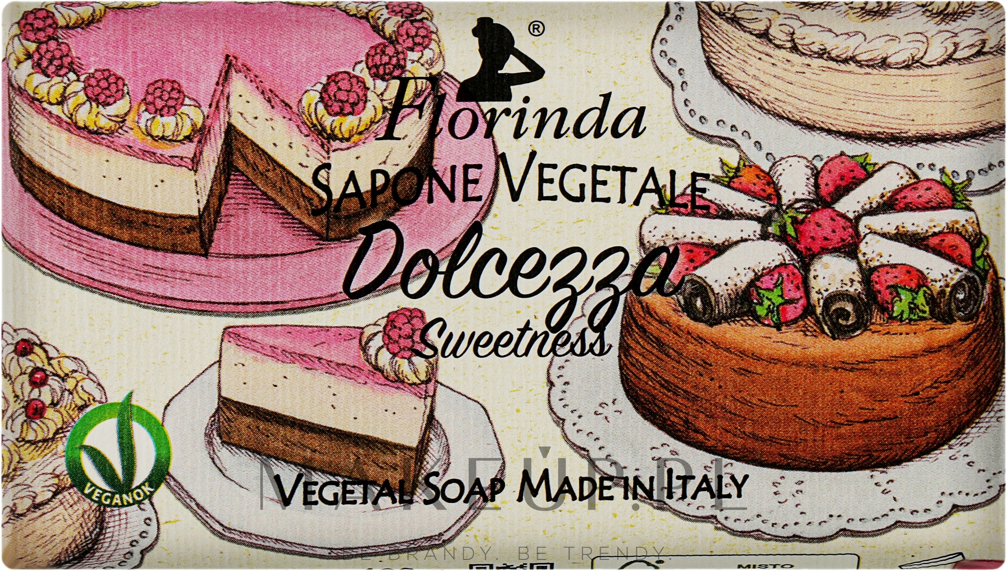 Mydło w kostce - Florinda Vintage Sweetness Soap — Zdjęcie 100 g