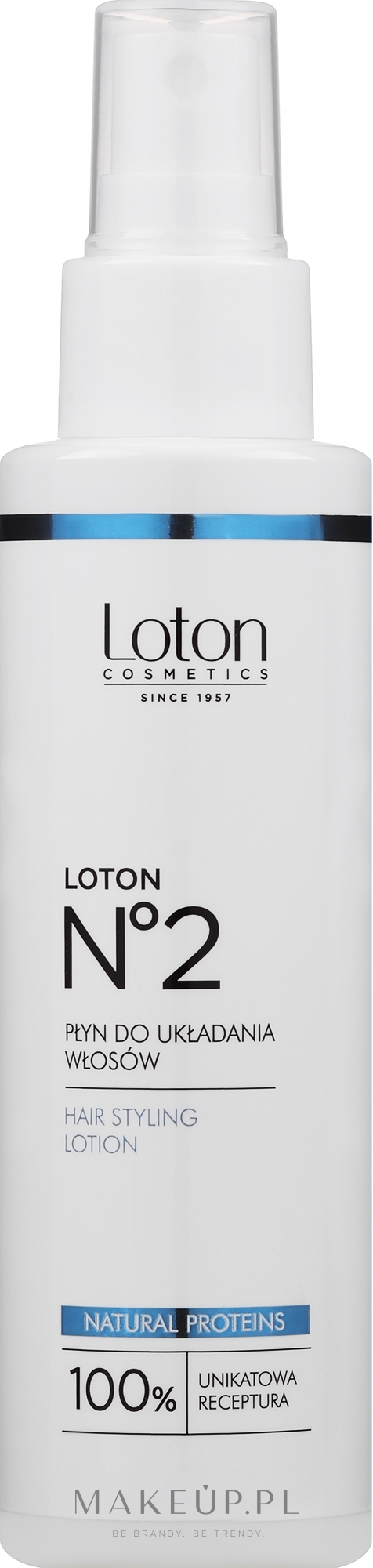 Naturalny płyn w sprayu do układania włosów Loton 2 - Loton Care & Styling — Zdjęcie 125 ml