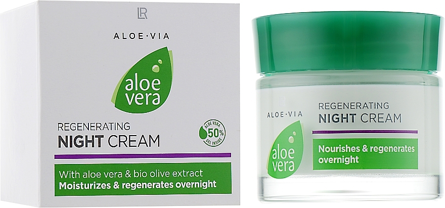 Krem do twarzy na noc - LR Health & Beauty Aloe Vera Multi Intensiv Night Cream — Zdjęcie N1