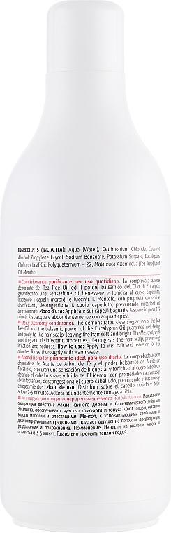 Oczyszczająca odżywka do włosów - Krom Tea Tree Conditioner — Zdjęcie N4