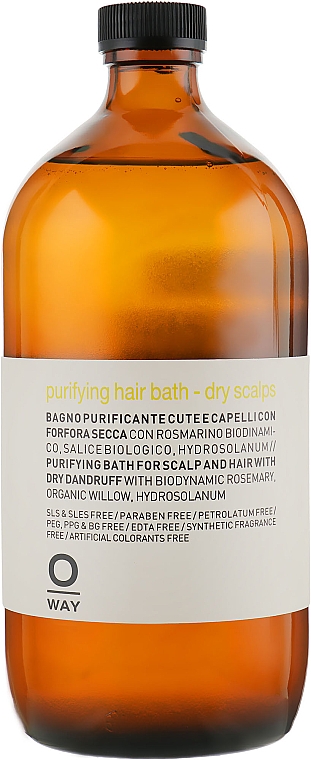 Szampon przeciwłupieżowy do suchej skóry głowy - Oway Purifying Hair Bath Dry Scalps — Zdjęcie N2