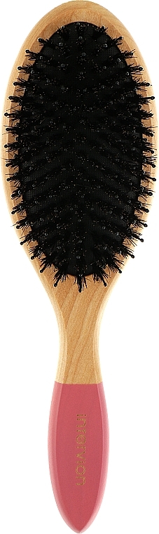 Drewniana szczotka z włosiem naturalnym i nylonowym, 498639 - Inter-Vion Wooden Line Brush — Zdjęcie N1