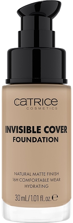 Podkład do twarzy - Catrice Invisible Cover Foundation — Zdjęcie N1