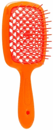 Szczotka pneumatyczna do włosów, pomarańczowa - Janeke Superbrush Neon — Zdjęcie N1