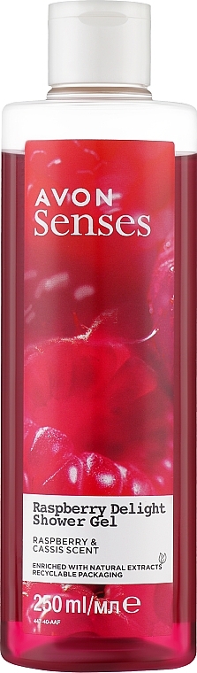 Żel pod prysznic Malina i czarna porzeczka - Avon Senses Raspberry Delight Shower Gel — Zdjęcie N1