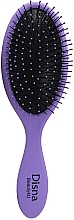 Szczotka do włosów owalna z nylonowym włosiem, 17,5 cm, fioletowa - Disna Pharma — Zdjęcie N1