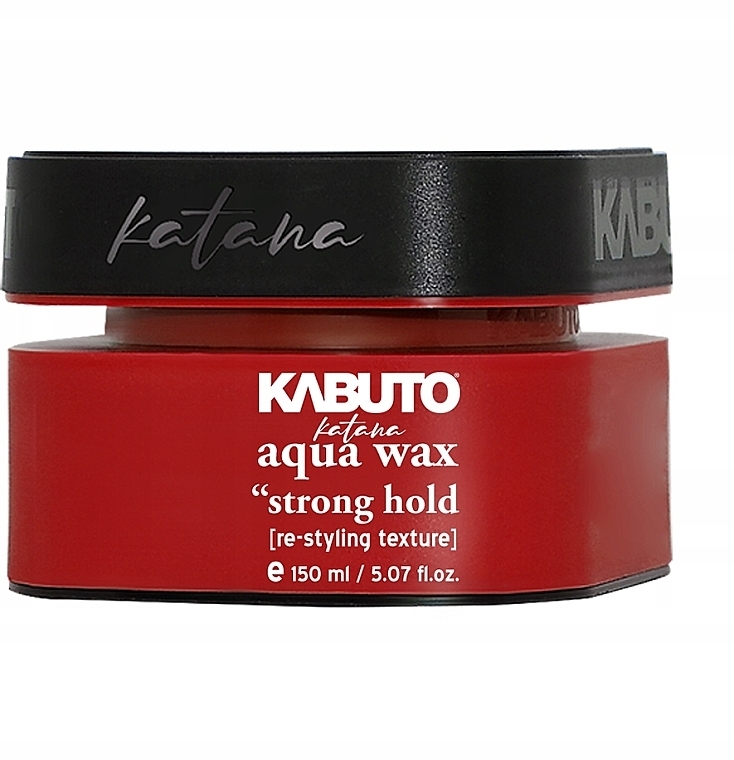 Pomada do włosów - Kabuto Aqua Wax Red Strong Hold — Zdjęcie N1