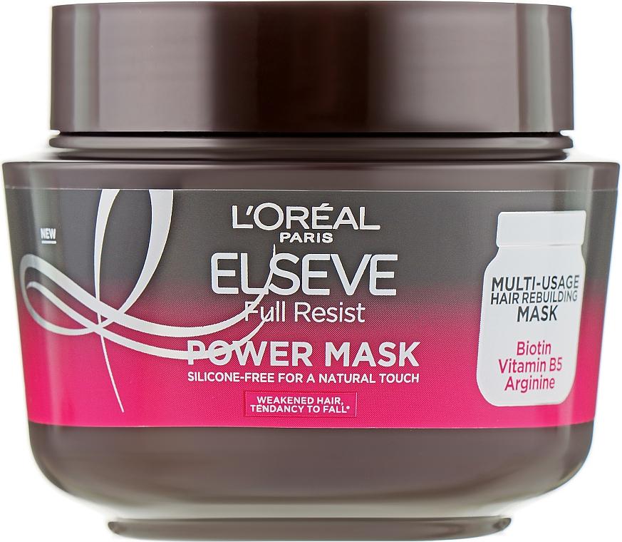 Wzmacniająca maska do włosów - L'Oreal Paris Elseve Full Resist Power Mask — Zdjęcie N3