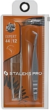 Profesjonalna pęseta do rzęs, TE-44/12 - Staleks Pro Expert 44 Type 12 — Zdjęcie N1