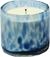 Świeca zapachowa w szkle - Paddywax Luxe Hand Blown Bubble Glass Candle Blue Black Fig — Zdjęcie N1