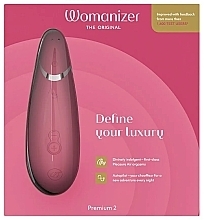 Kup PRZECENA! Podciśnieniowy stymulator łechtaczki, różowy - Womanizer Premium 2 Raspberry *