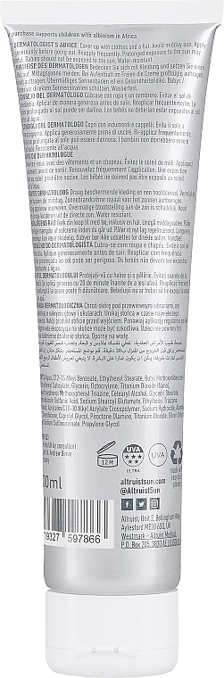 Krem przeciwsłoneczny do ciała - Altruist Sunscreen SPF50 — Zdjęcie N2