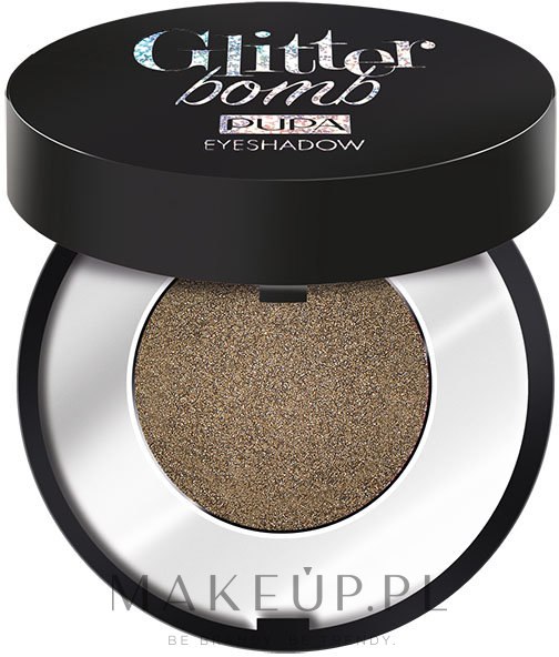 Cień do powiek Ekstremalny brokat - Pupa Glitter Bomb Eyeshadow — Zdjęcie 002 - Fancy Brown