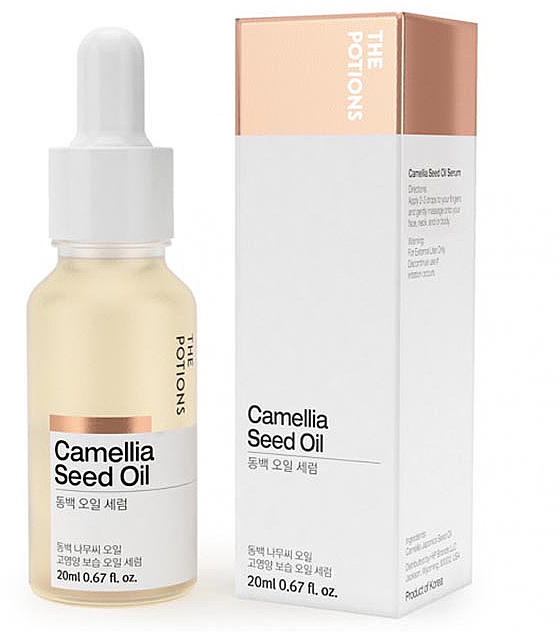 Rozświetlające serum do twarzy - The Potions Camellia Seed Serum — Zdjęcie N1