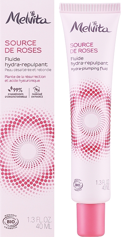 Płyn do mycia twarzy - Melvita Source de Roses Hydra-Plumping Fluid Organic — Zdjęcie N1