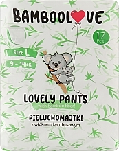 Kup Bambusowe pieluszko-majtki, L (9-14 kg), 17 szt. - Bamboolove Lovely Pants
